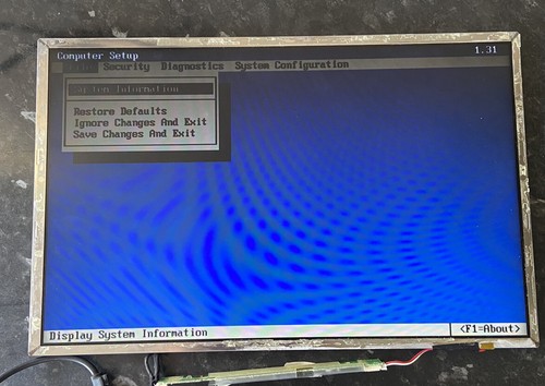 Schermo lcd portatile 6910p - portatile, hp