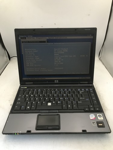 Compaq 6910p boot to - hp,